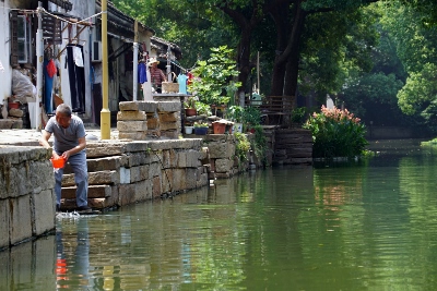 Bootsfahrt in Tongli Watertown