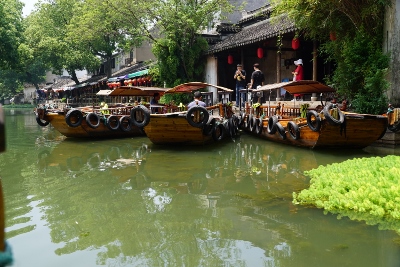 Bootsfahrt in Tongli Watertown