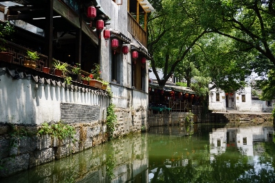Bootsfahrt in Tongli Watertown