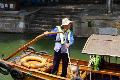 Bootsfahrt in Tongli Watertown