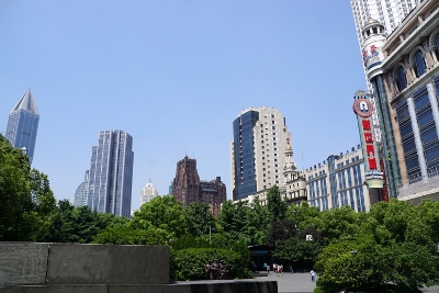 Straßenbummeln in Shanghai