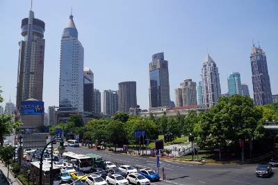 Straßenbummeln in Shanghai