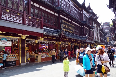 Straßenbummeln in Shanghai