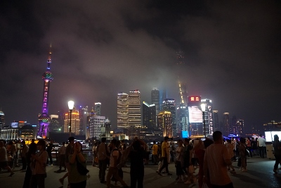 Abends in Shanghai