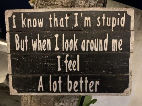 Nusa Lembongan - ...was die Philosophen sagen