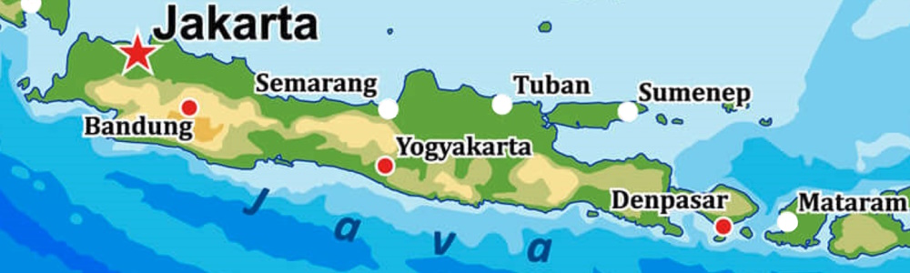 Map of Indonesia
