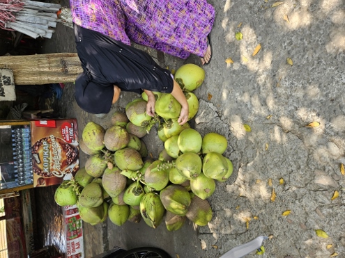 Von Bogor nach Bandung - Pause am Straßenrand