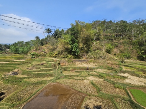 Zugfahrt von Bandung nach Yogjakarta