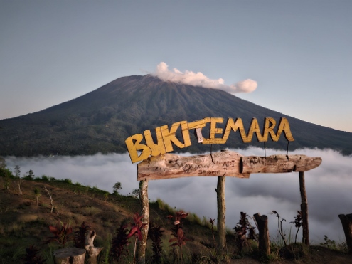 Bali - Blick zum Gunung Agung