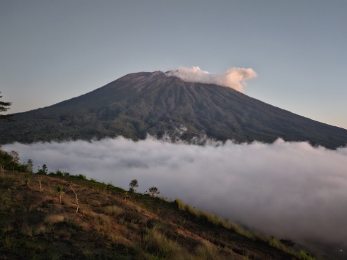 Bali - Blick zum Gunung Agung