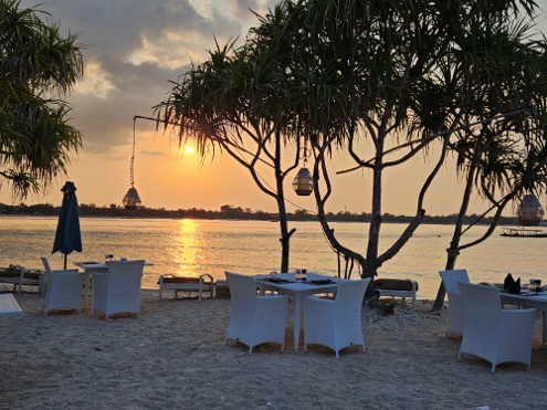 Sunset over Gili Meno
