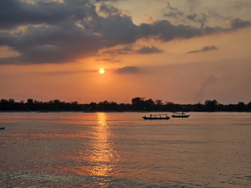 Sunset over Gili Meno