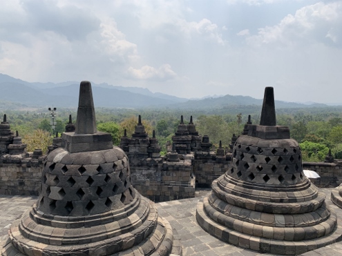 Borobudur - Stupas