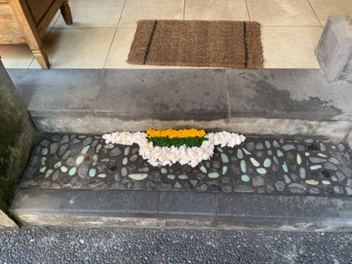 Bali - hinduistische Opfergabe