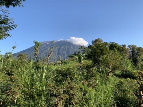 Bali - Blick zum Gunung Agung