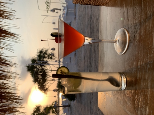 Gili Meno - Sonnenuntergang mit Getränk