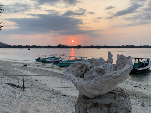 Sunset over Gili Meno