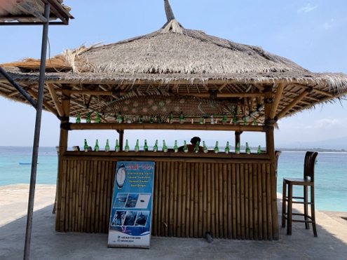 Gili Meno - Schattige Plätzchen sind gefragt