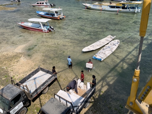 Nusa Lembongan - Industrial Harbour