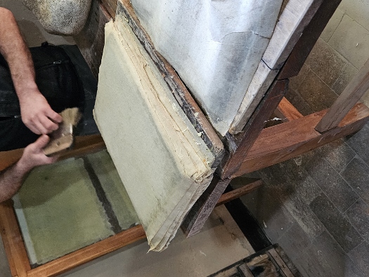 Papierherstellung von Hand