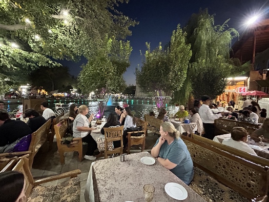 Labi Hovuz Platz im Zentrum Bucharas