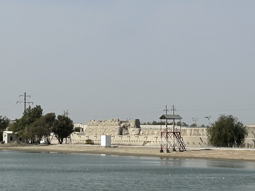 Der letzte Rest der Stadtmauer von Buchara