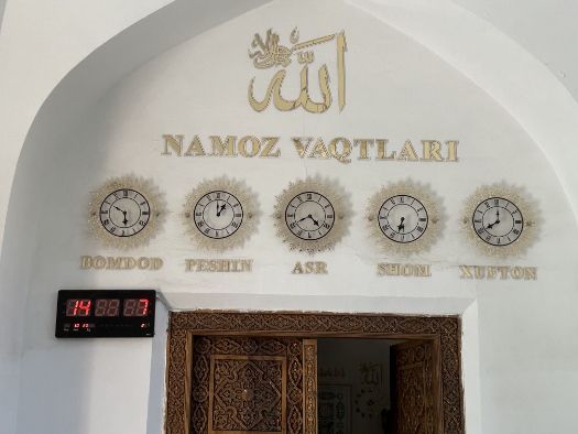 Alle Gebete des Tages genau angezeigt