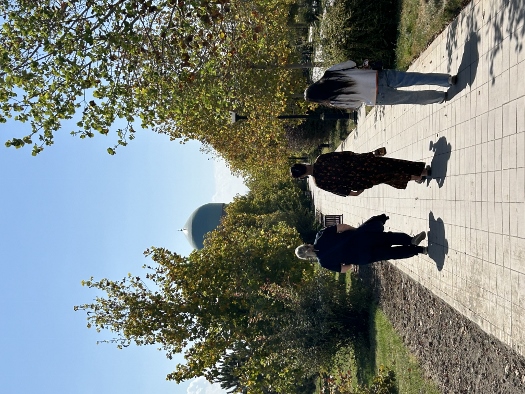 Spaziergang im Sonnenschein von Shahrisabz