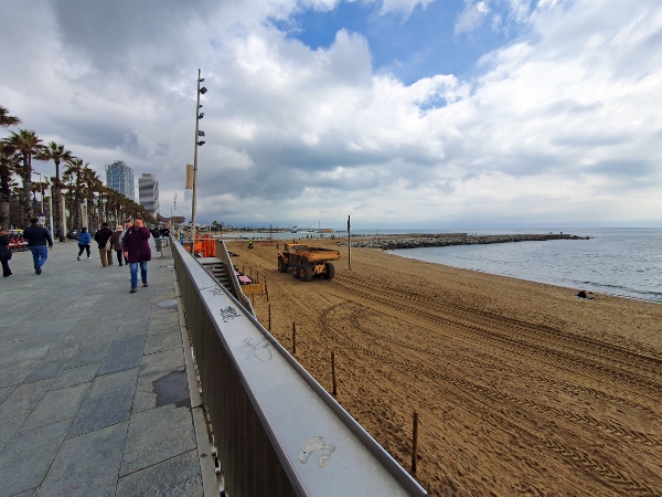 Der Strand von Barcelona