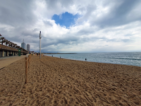 Der Strand von Barcelona