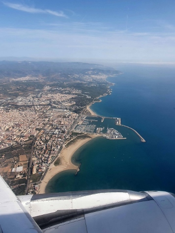 Barcelona im Oktober - Der Flug in die Sonne