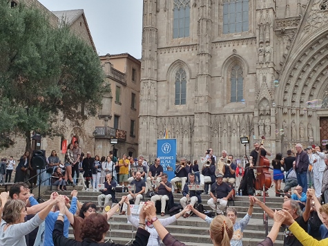 Barcelona im Oktober - Sardana
