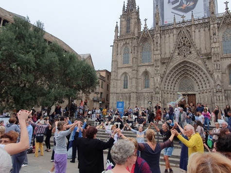 Barcelona im Oktober - Sardana
