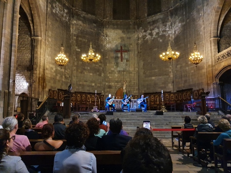 Barcelona im Oktober - ein Gitarrenabend in der Basilica de Santa Maria del Pi