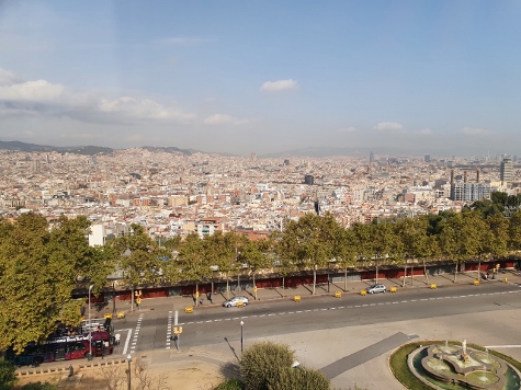 Barcelona im Oktober - auf dem Gipfel des Montjuïc