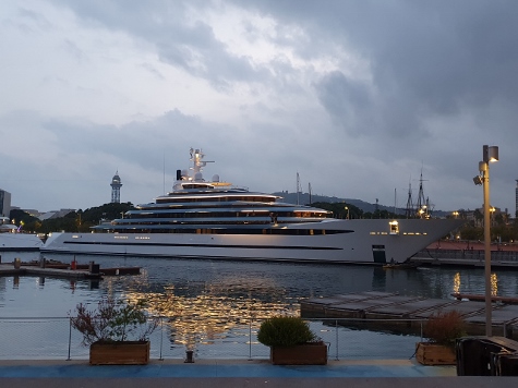 Barcelona im Oktober - der Yachthafen