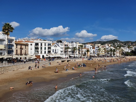 Barcelona im Oktober - Sitges - ein Traum am Meer