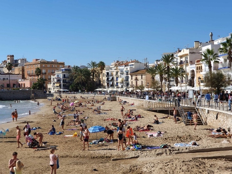 Barcelona im Oktober - Sitges - ein Traum am Meer