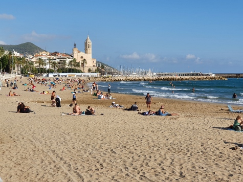 Barcelona im Oktober - Sitges - ein Traum am Meer