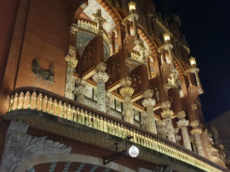 Barcelona im Oktober - Konzert im Palau de la Música Catalana