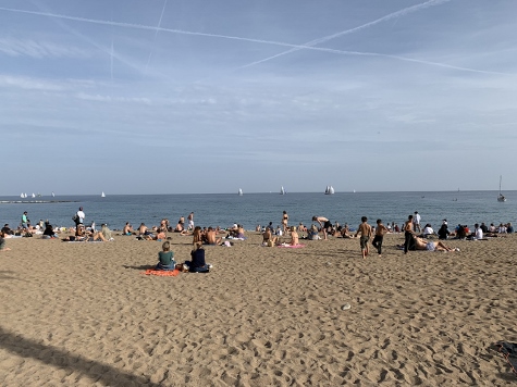Barcelona im Oktober - Strandbesuche