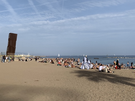 Barcelona im Oktober - Strandbesuche