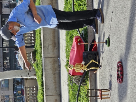 Straßenkünstler am Arc de Triomf