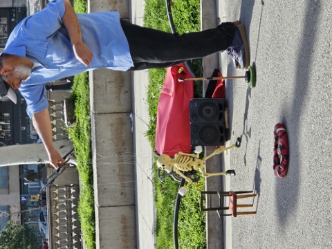 Straßenkünstler am Arc de Triomf