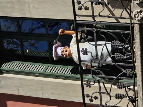 Die Stadt bei Tag und Nacht