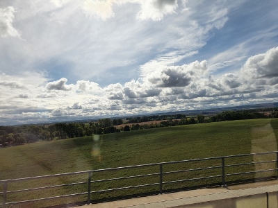 Herbstwetter auf der Rückfahrt von Berlin