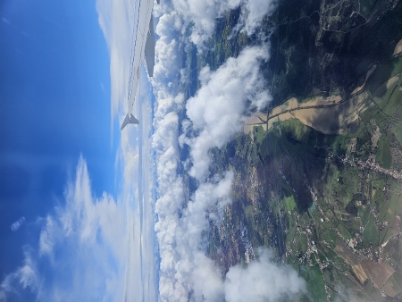 Sonniger Ausblick über Bayern