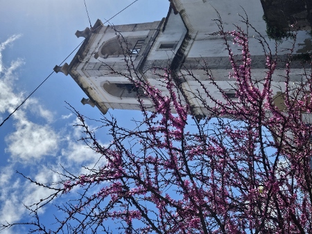 Sonne über dem Alfama Viertel