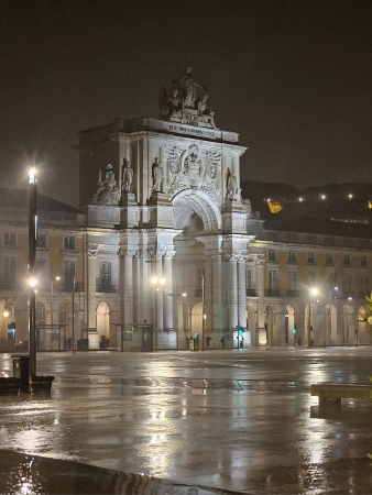 Es regnet ein bisschen... sehr.