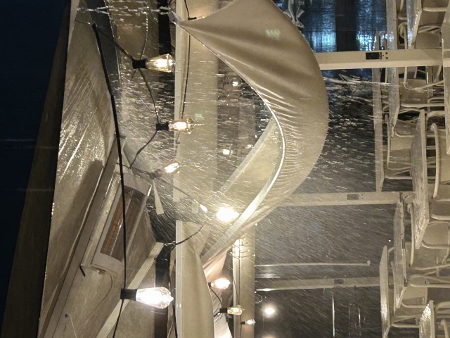 Es regnet ein bisschen... sehr.